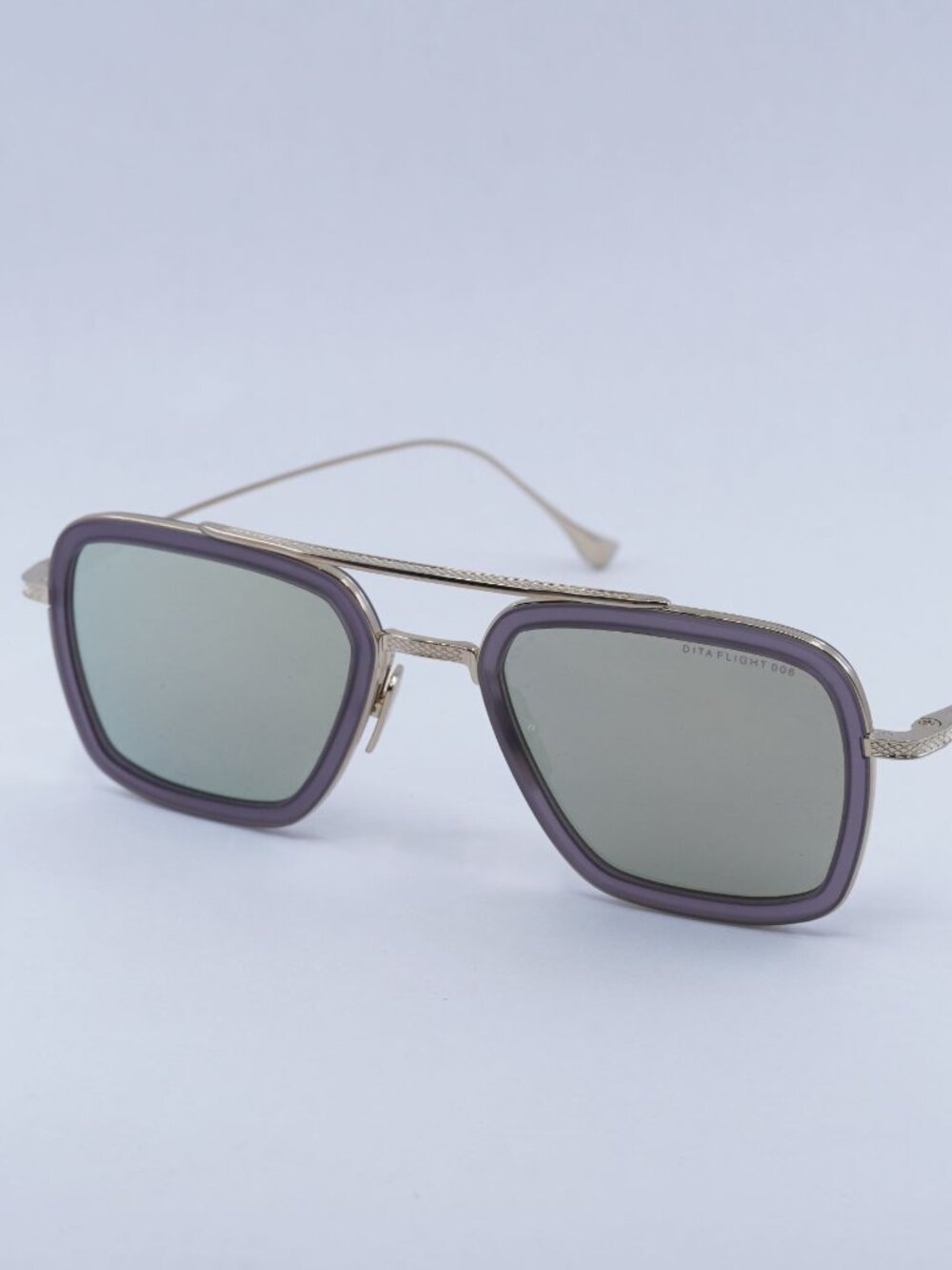 Dita FLIGHT-006-7806-C Sunglasses Grey / Gold Aviator Frame, Dark Grey Lenses
